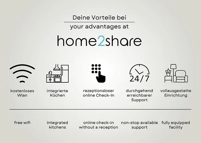 Apartmán Stilvolle 3-zimmer I Kostenloses Parken I Home2share